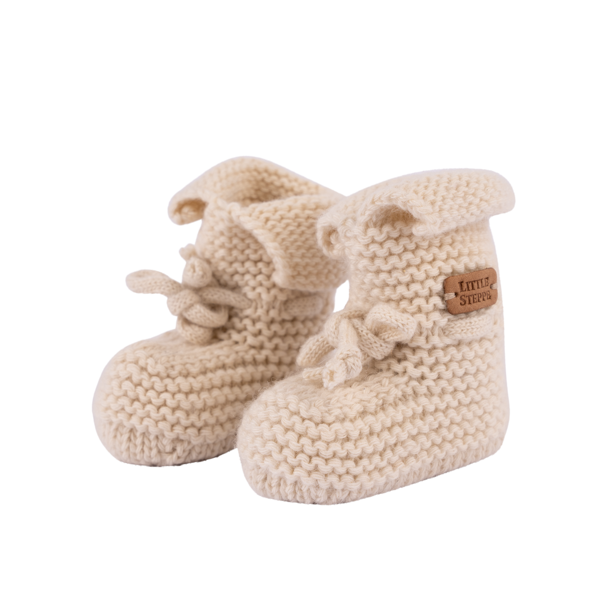 "Robyn" Wool Baby Booties