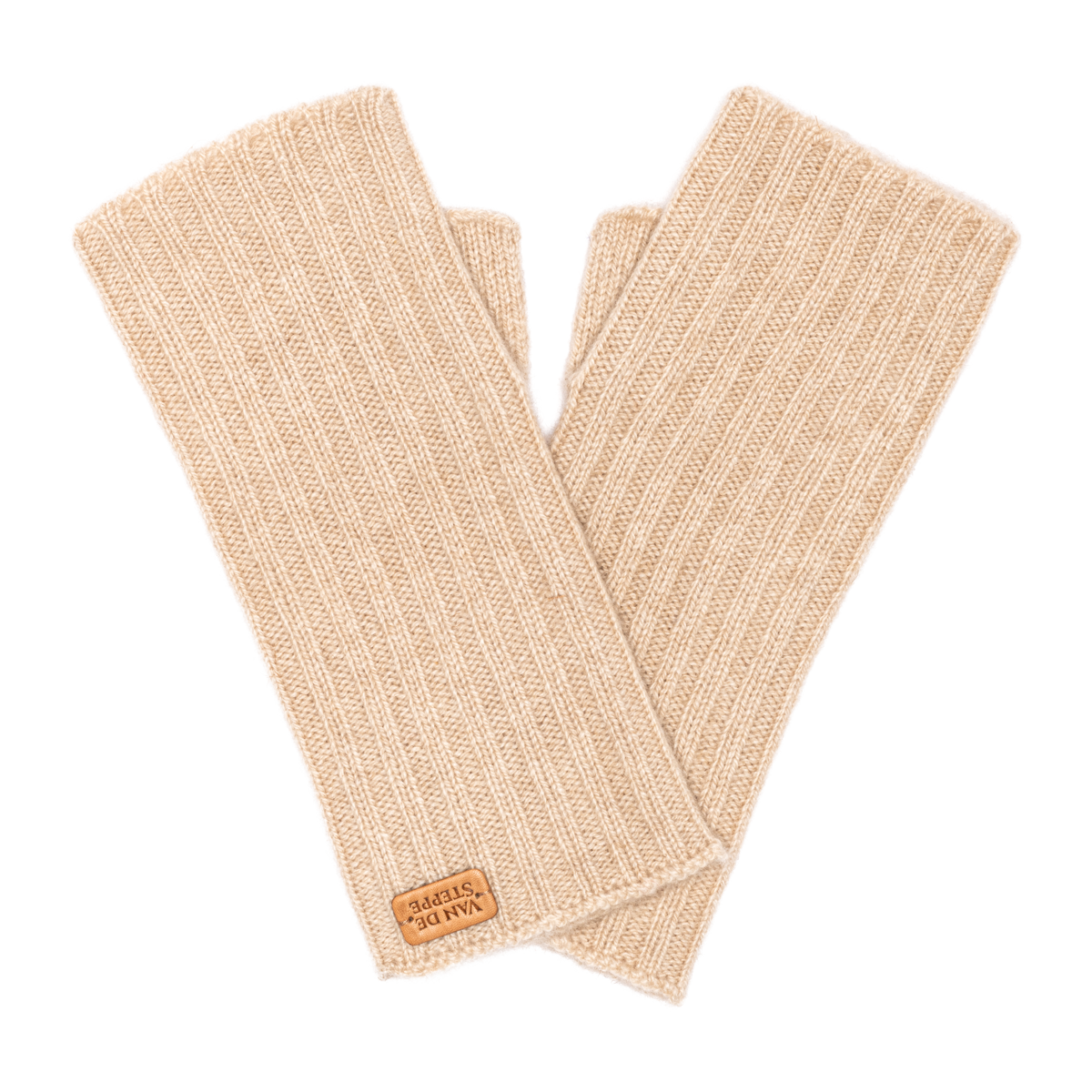 "Tuul" Fingerless Cashmere Gloves