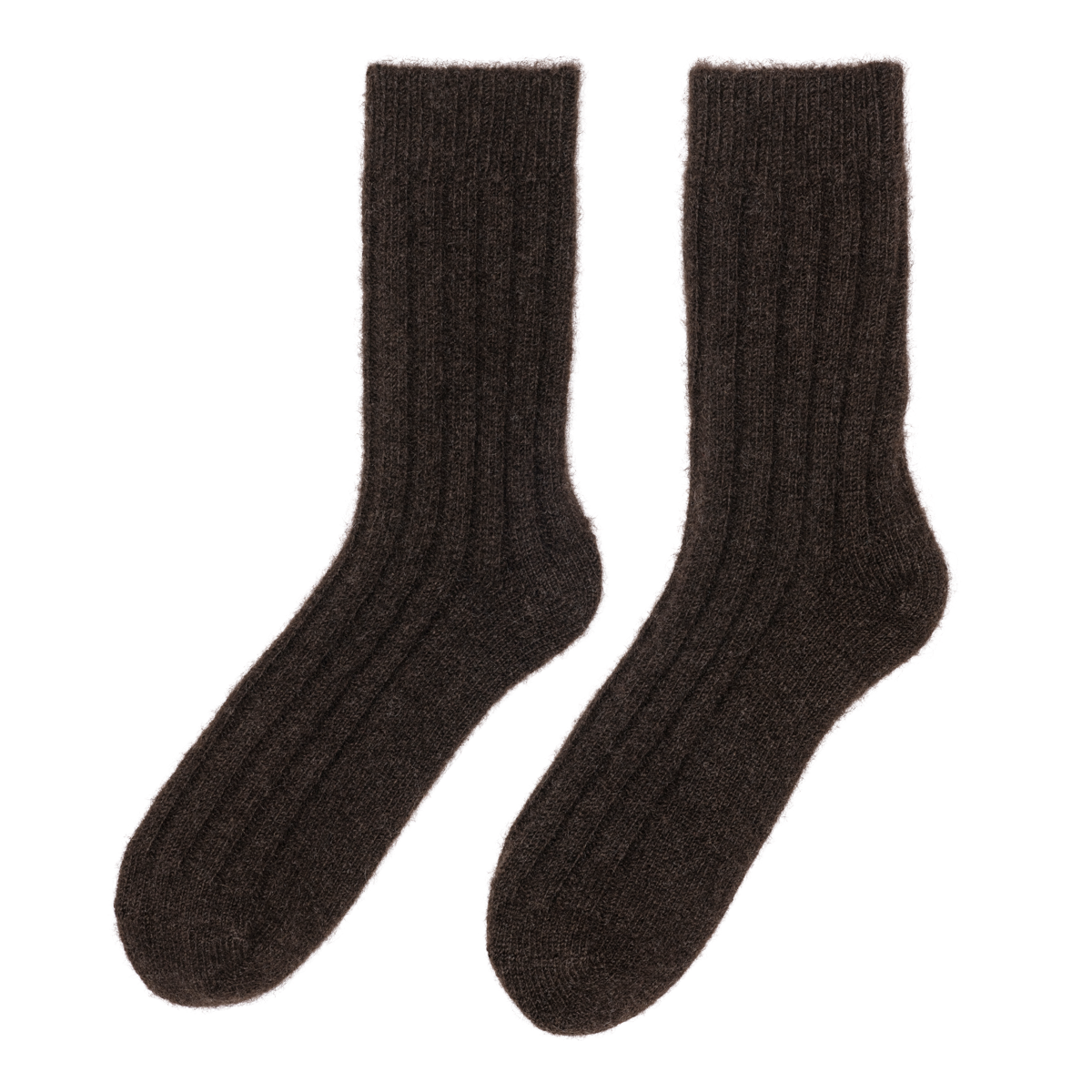 "Tod" Yak Wool Socks (Chocolate Brown)