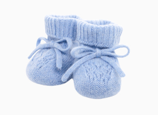 "Zuzu" Baby Cashmere Booties (6-12 months)